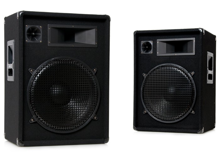 1600W PAAR PA Lautsprecher 15" Bass 35cm OMNITRONIC DX-1522 – Bild 1