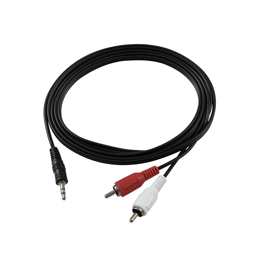 1,5m Audiokabel 2x Cinch 3,5mm Klinkenstecker Stereo – Bild 3