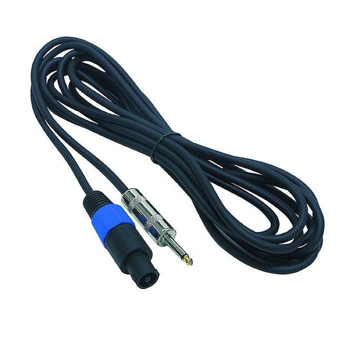 PA-Verbindungskabel 2m PA Stecker - 6,3mm Klinkenstecker