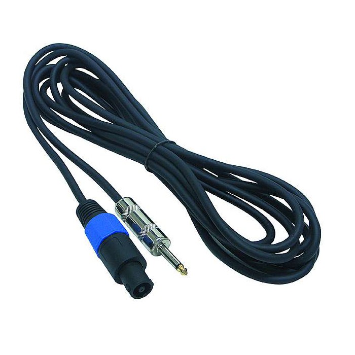 PA-Verbindungskabel 10m PA Stecker - 6,3mm Klinkenstecker