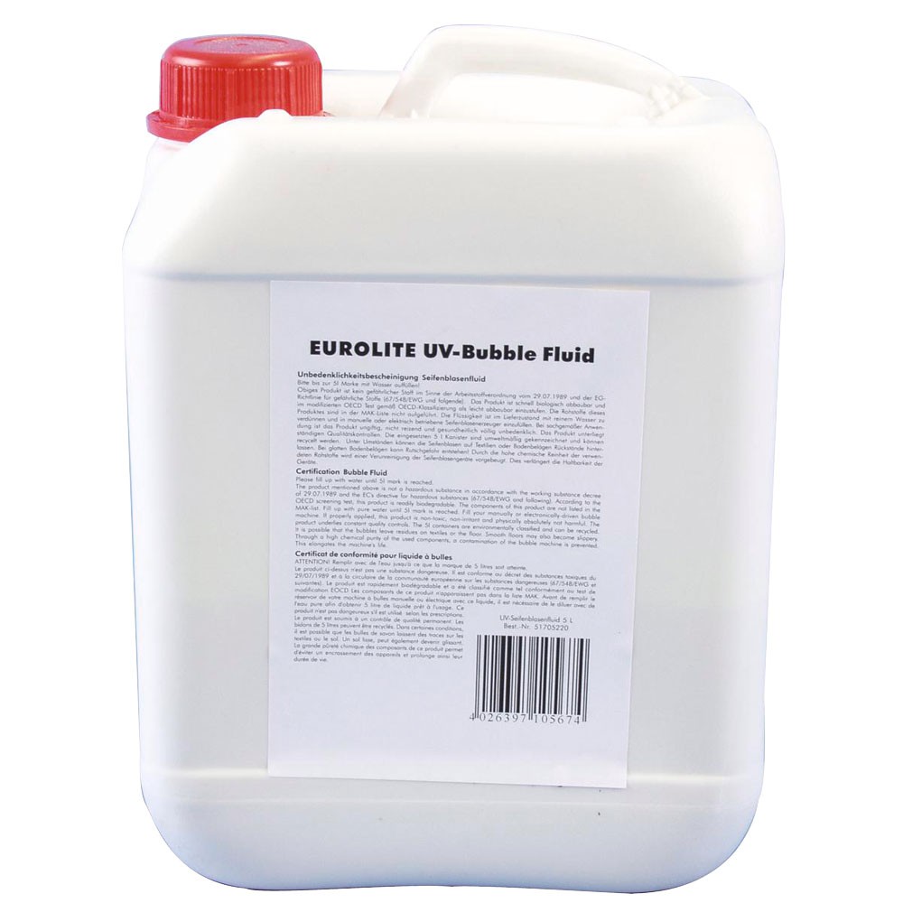 5 Liter Seifenblasenflüssigkeit für alle gängigen Maschinen – Bild 1