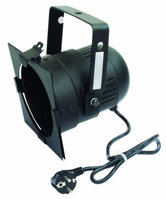 PAR-38 Spot, E-27 Sockel mit Kabel, sw