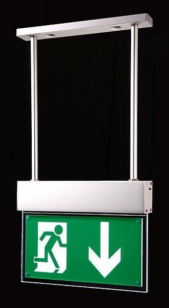 LED Fluchtweg-Leuchte FL-25W Pendel-Montage FL-25W 235114 – Bild 2