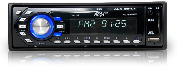 Volldigitales Auto Radio Tuner USB SD MEGAKICK Tahiti – Bild 1