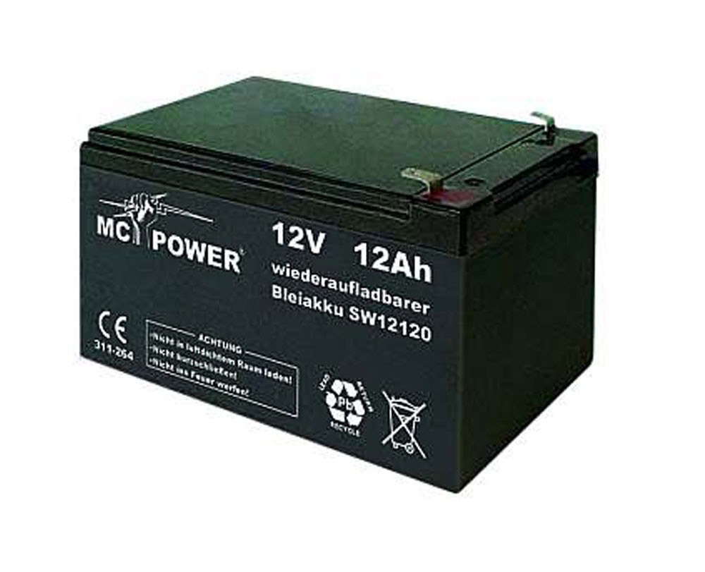 Profi Akku Bleiakku McPower hohe Lebenserwartung