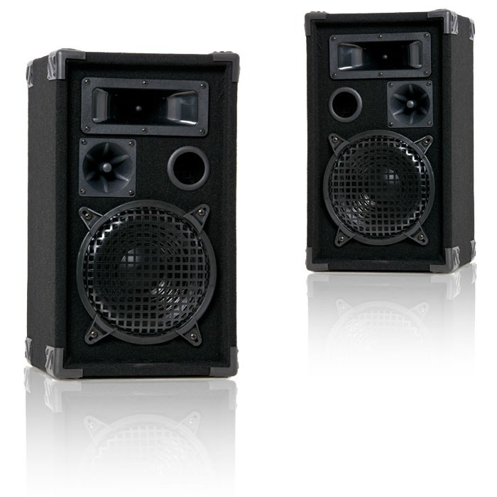 600 Watt Lautsprecherboxen PAAR 3-Wege Boxen Liston DJ-Pro 8 – Bild 1