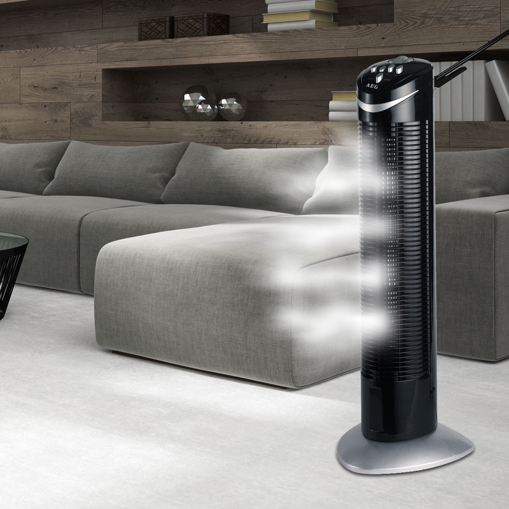 Standventilator Gebläse Oszillierend Tower-Ventilator Timerfunktion AEG T-VL 5531 – Bild 4
