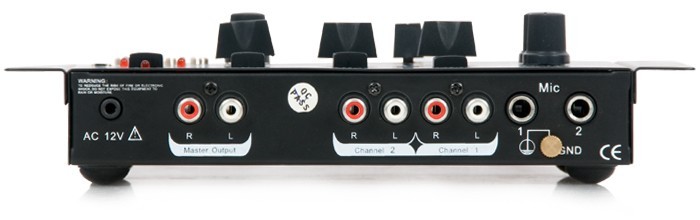 4-Kanal DJ PA USB MP3 Mischpult Mixer Party Disco MX-30-USB bl – Bild 4