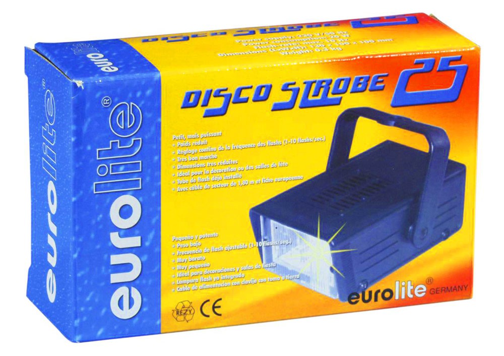Disco Blitzlicht Effekt Party Beleuchtung DISCO STROBE 25 – Bild 6