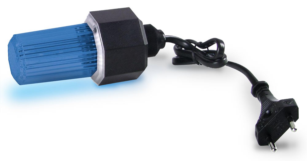 EUROLITE Strobe mit Kabel & Stecker Strobe blau