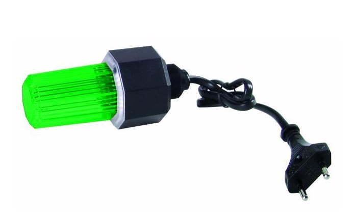 EUROLITE Strobe mit Kabel & Stecker Strobe grün
