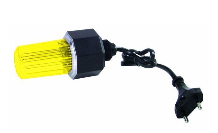 EUROLITE Strobe mit Kabel & Stecker Strobe gelb