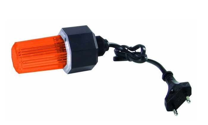 EUROLITE Strobe mit Kabel & Stecker Strobe orange