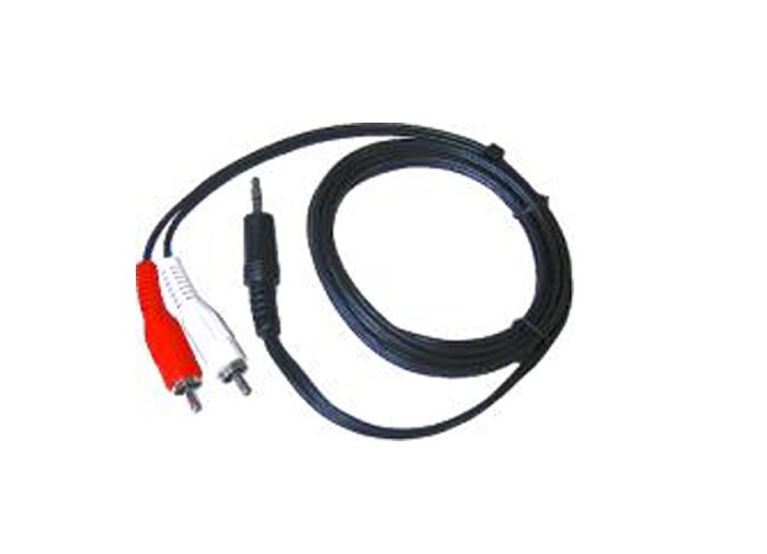 Audiokabel Klinkenst. Stereo auf 2x Cinch 5m