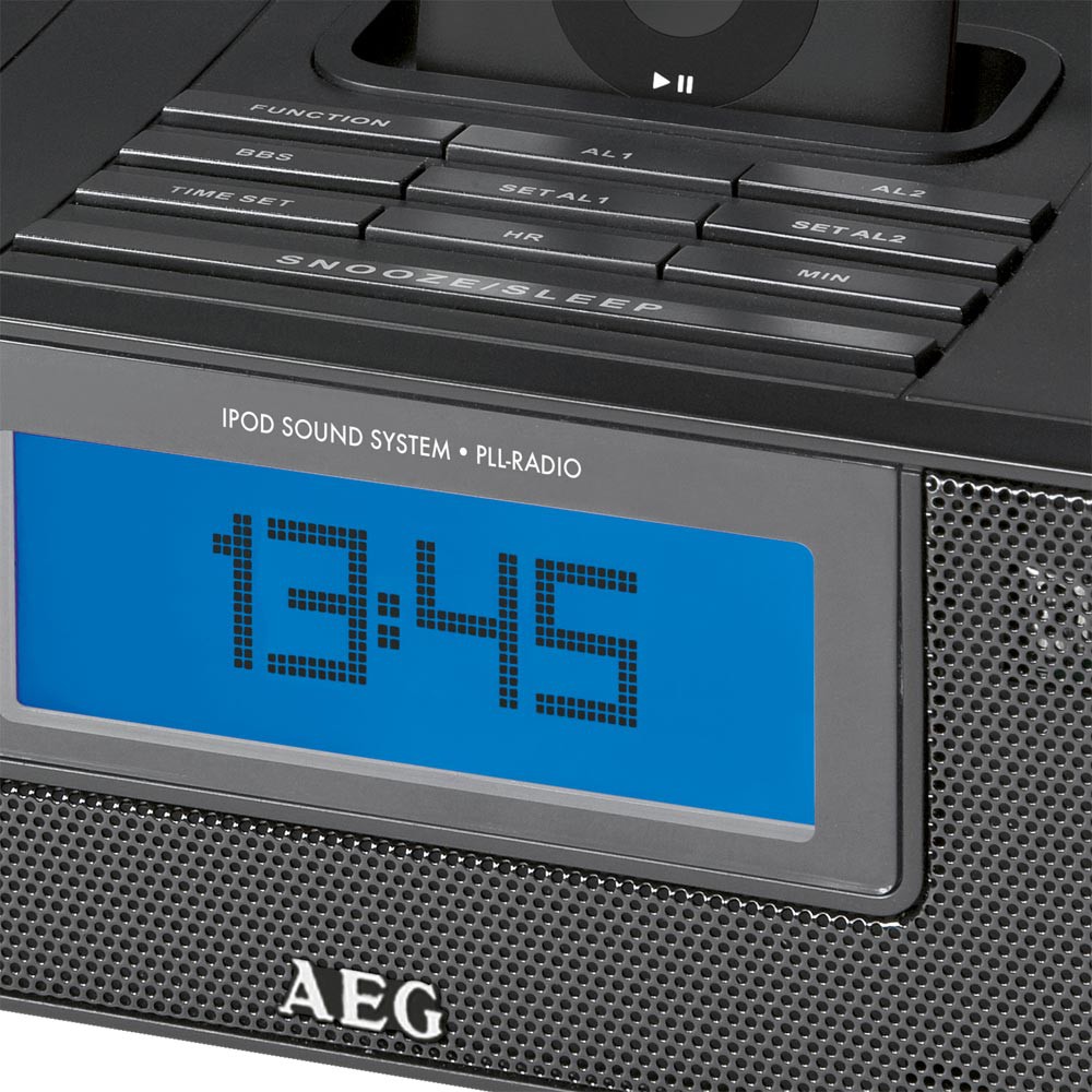 AEG iPod Soundmachine mit UKW/MW-Radio Wecker und AUX-IN – Bild 2