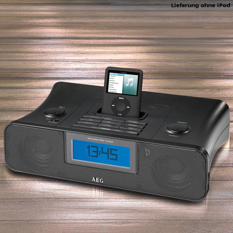 AEG iPod Soundmachine mit UKW/MW-Radio Wecker und AUX-IN – Bild 5