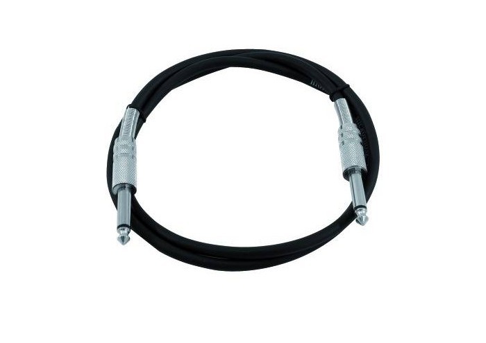 Mono Klinke/Klinke Kabel 0,5m KC-05 schwarz – Bild 1