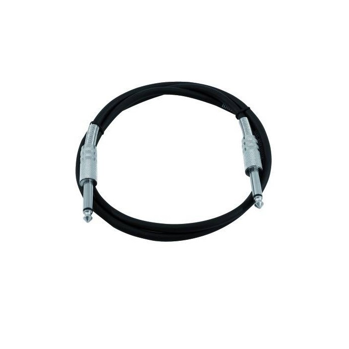 1m Mono Klinke/Klinke Kabel KC-10 schwarz – Bild 1