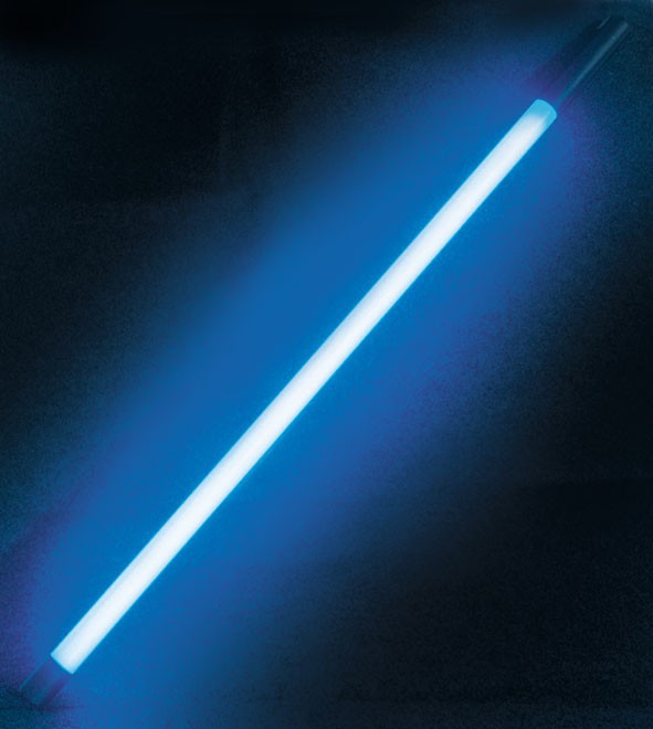 Hochwertiger Neon Leuchtstab in blau – Bild 2