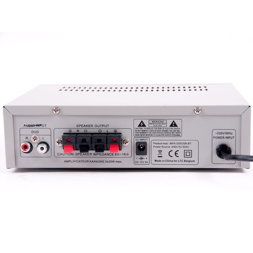 Anlage mit Bluetooth Verstärker Boxen und zwei Mikros DJ-211 – Bild 6