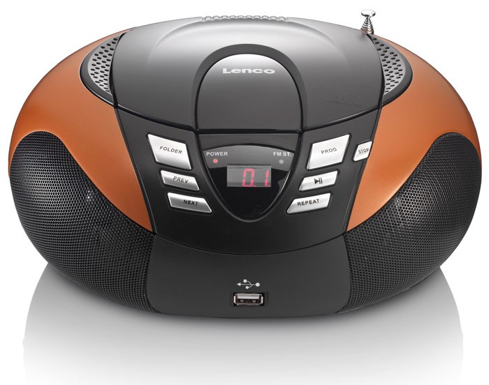 Tragbarer CD-Player mit Radio MP3/WMA-Player und USB – Bild 2