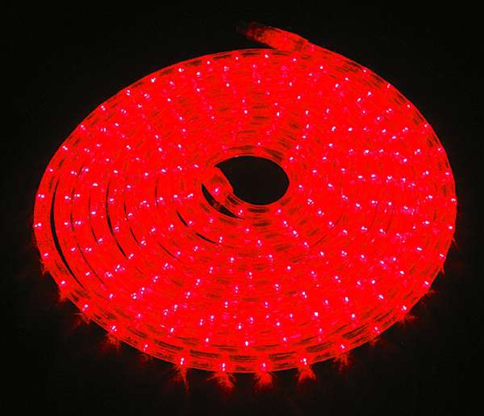 LED-Lichtschlauch McShine Rubberlight LED rot – Bild 1