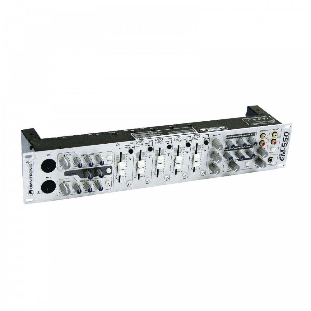 Mischpult Omnitronic Professional DJ Entertainment-Mixer EM-550 – Bild 1