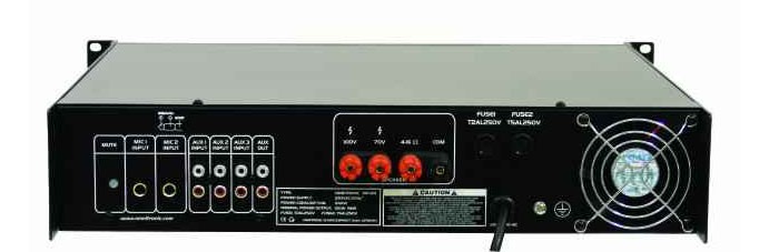 OMNITRONIC ELA-Mischverstärker für Lautsprecher MP-120 – Bild 3