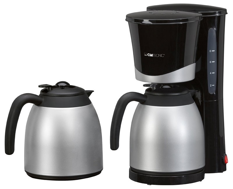 Kaffeemaschine + 2x Thermokannen von Clatronic – Bild 1