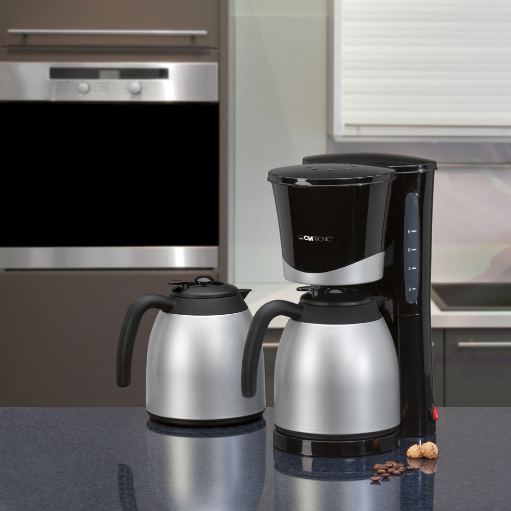 Kaffeemaschine + 2x Thermokannen von Clatronic – Bild 4