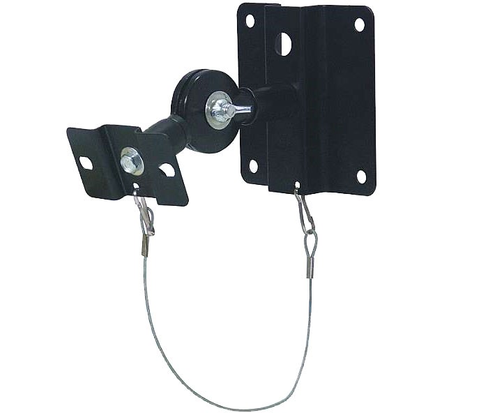 Wandhalterung Monitorboxen Metall schwarz Paar 759009