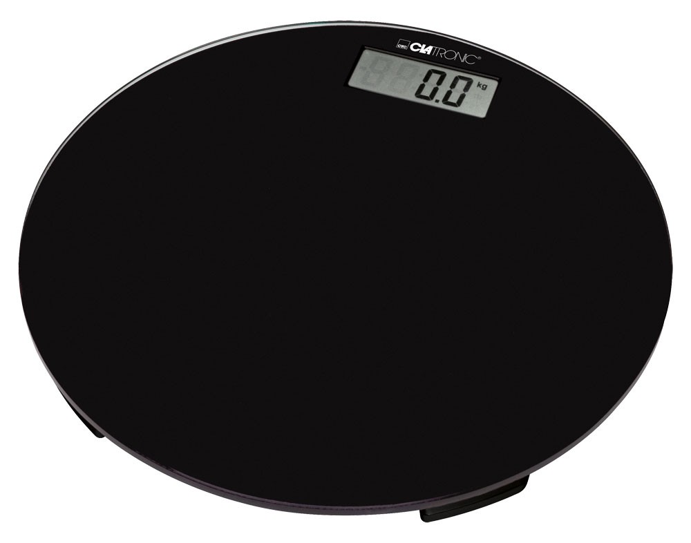 Personenwaage Waage Glasoberfläche LCD Display Batteriebetrieb Clatronic PW 3369 – Bild 1