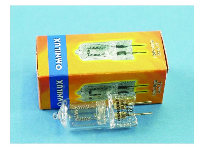 OMNILUX Halogen Glühlampe 120V/300W GX-6,35 75h 3200K – Bild 1