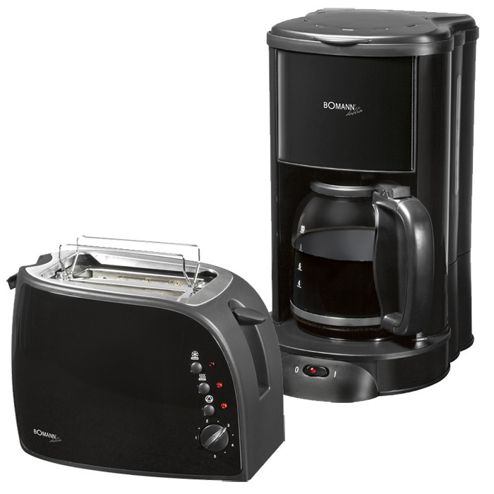 Küchenset Frühstücks-Set Toaster Kaffeemaschine Bomann TA 1962 + KA 1961 Dublin – Bild 1