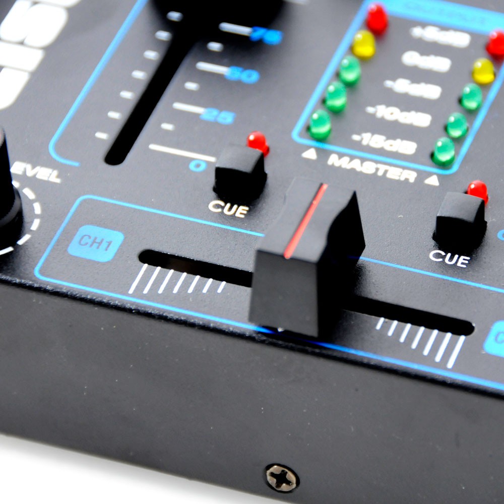 PA DJ 1200 Watt Verstärker USB Mischpult DJ-539 – Bild 7