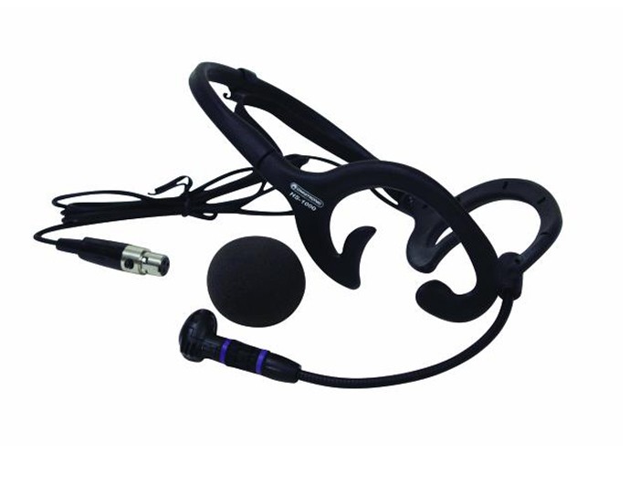 Headset-Mikrofon Kopfbügelmikro Omnitronic HS-1000 – Bild 3