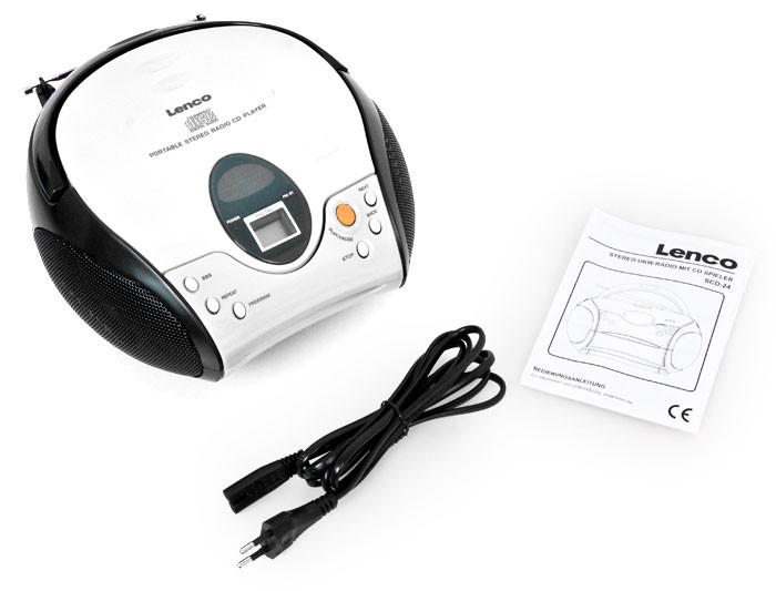Lenco Stereoanlage mit CD-Player und Radio SCD-24 weiss – Bild 6
