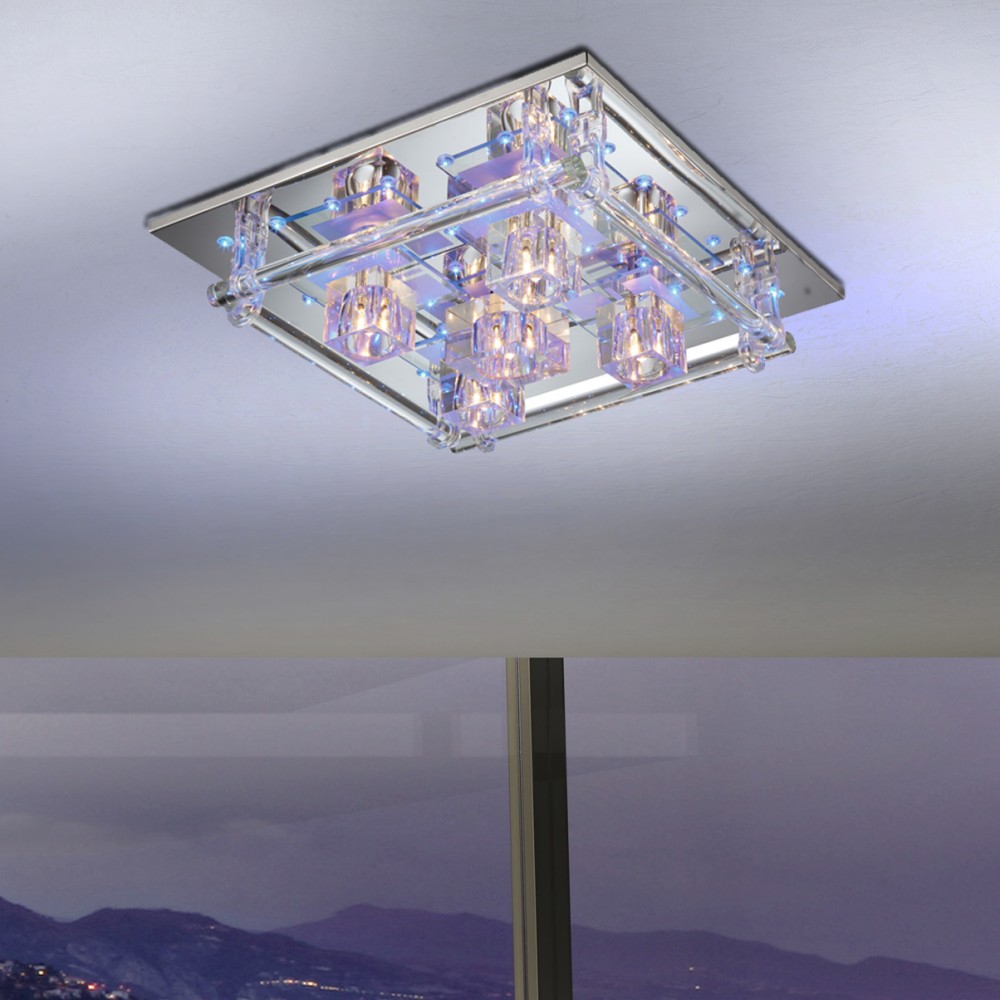 Deckenleuchte Deckenlampe RGB LED Effekt Fernbedienung – Bild 2