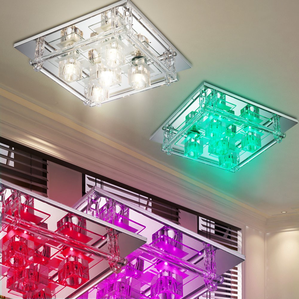 Deckenleuchte mit LED Effekt und Fernbedienung – Bild 3