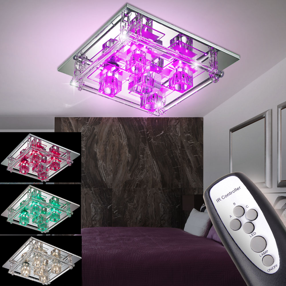 Deckenleuchte mit LED Effekt und Fernbedienung – Bild 2