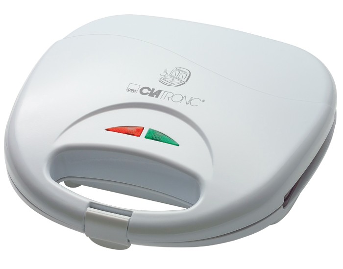 Sandwichtoaster Sandwichmaker Sandwich Toaster toasten Clatronic ST 3274 weiss – Bild 1
