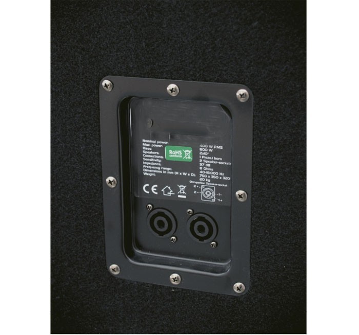 1600W 3-Wege PA Boxen 2x 25 cm Woofer OMNITRONIC DX-2022 – Bild 6