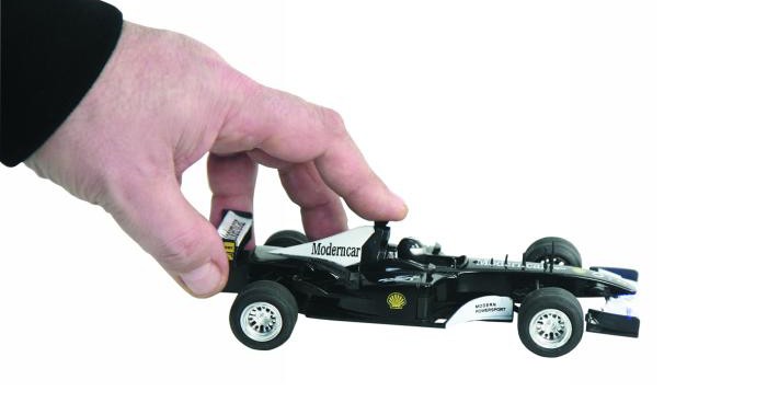 Formelracer 1:32 Rennauto McTrack Formulasound schwarz – Bild 2
