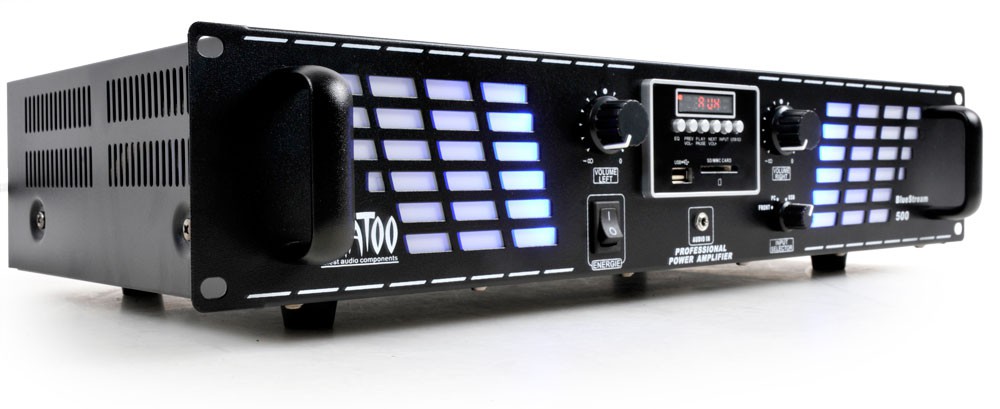 1500W PA-Verstärker Endstufe USB SD Bluestream 500 – Bild 1