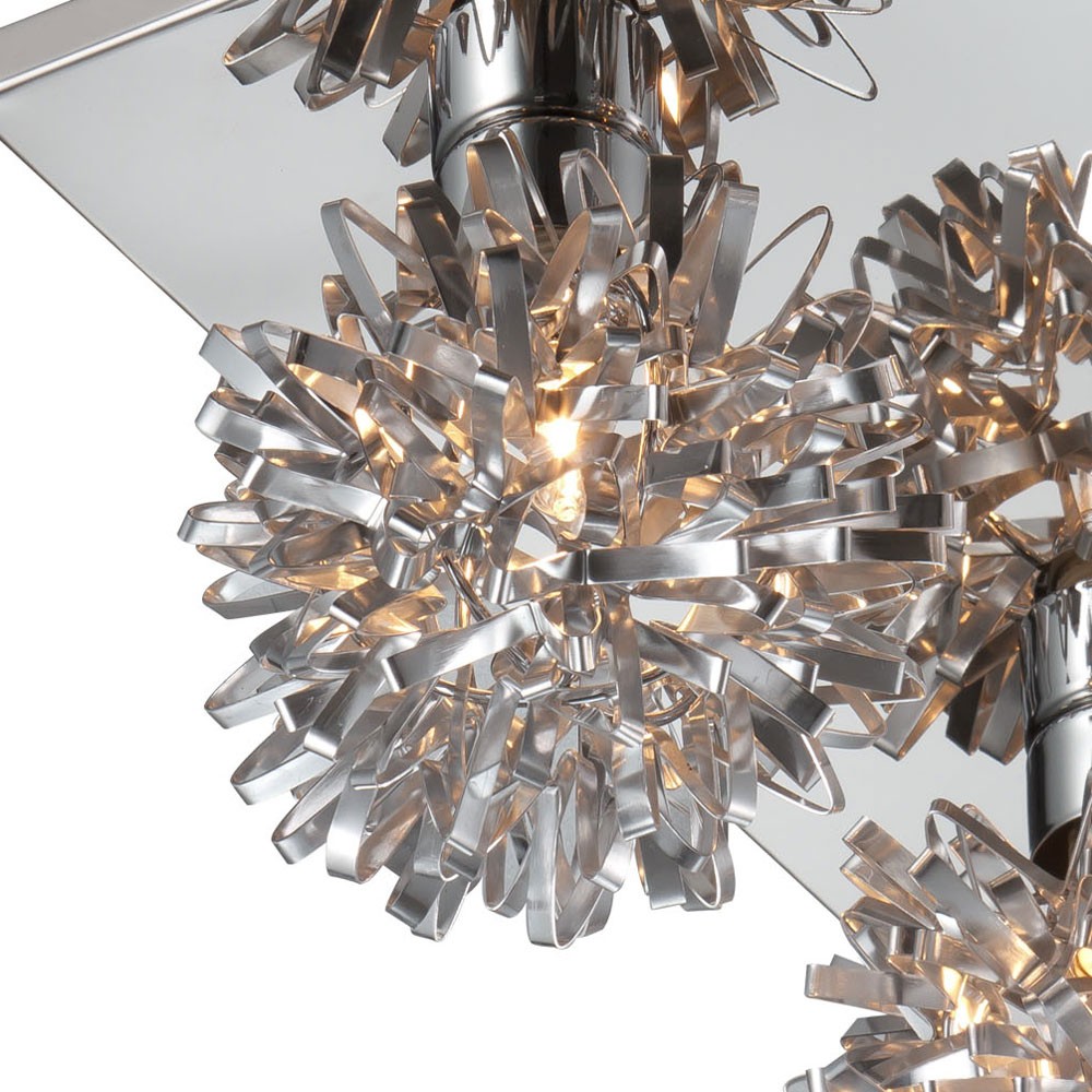 Deckenleuchte aus Aluminium mit 50W Halogen-Leuchtmittel – Bild 5
