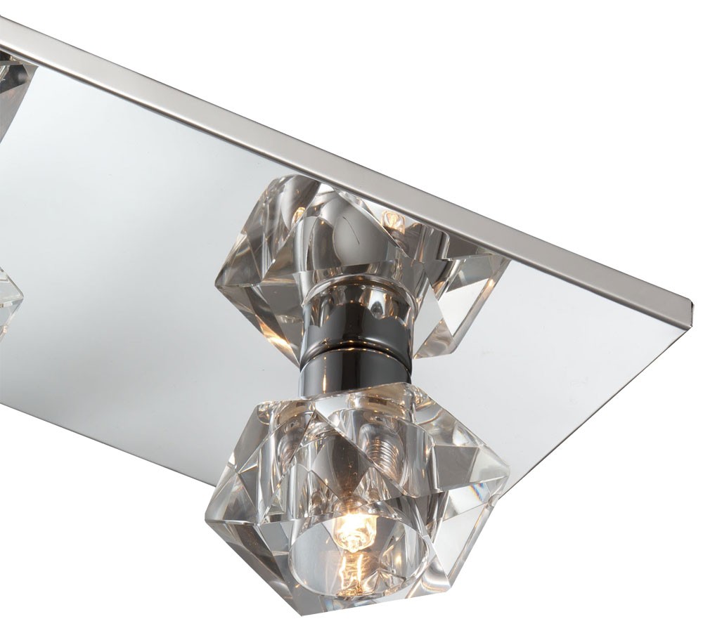 Deckenleuchte aus Kristallglas mit 2 Leuchtarmen ICE CUBE – Bild 3