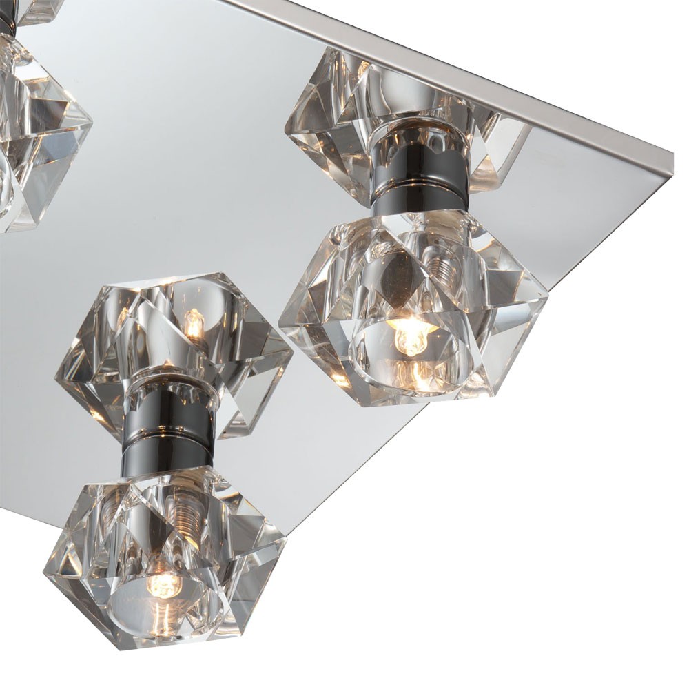 Deckenleuchte aus Kristallglas mit 4 Leuchtarmen ICE CUBE – Bild 5