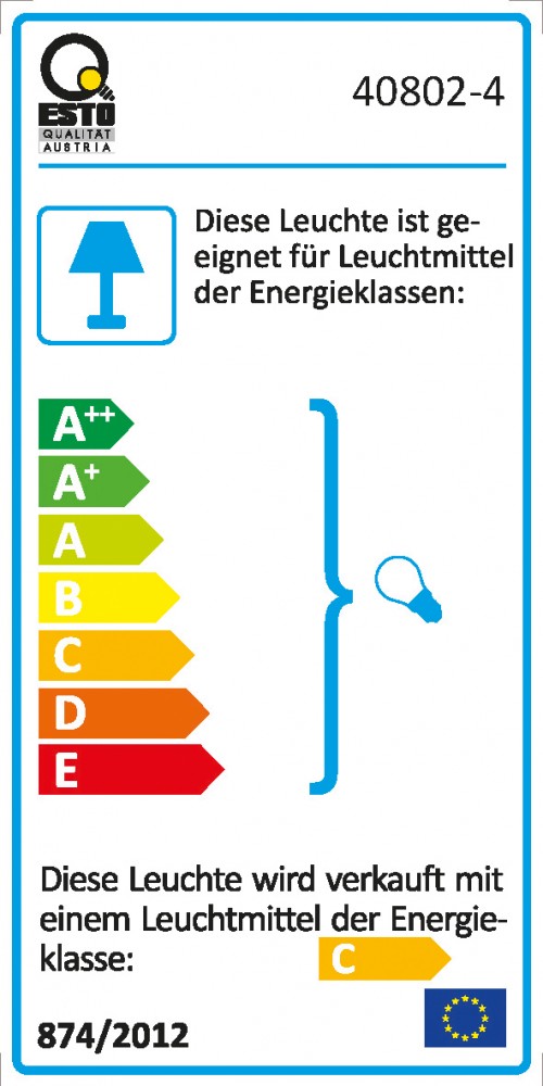 Deckenleuchte aus Kristallglas mit 4 Leuchtarmen ICE CUBE – Bild 3
