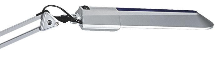 Tischleuchte in Silber mit Energiesparlampe TOP – Bild 3
