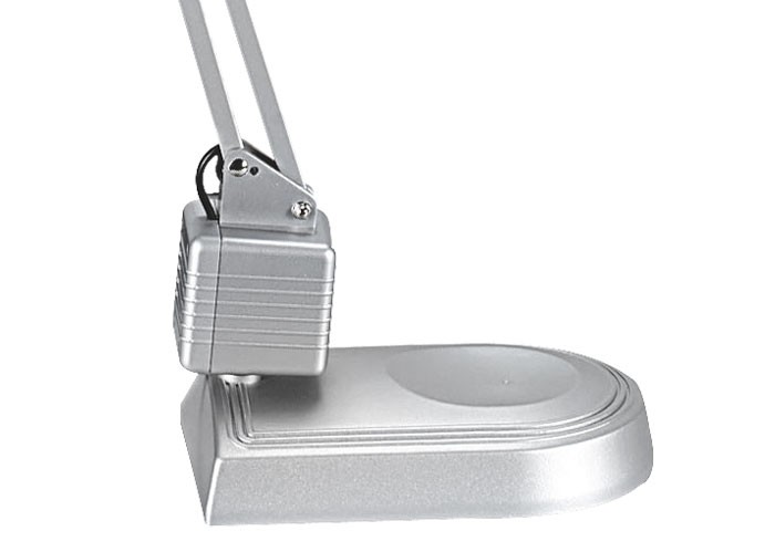 Tischleuchte in Silber mit Energiesparlampe TOP – Bild 5